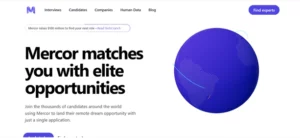 Mercor homepage