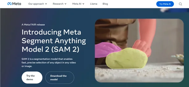 Meta SAM 2.home