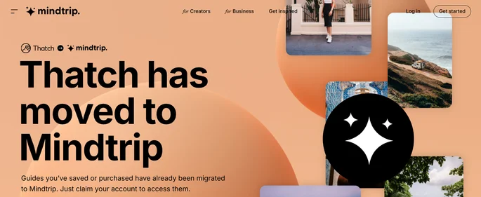 MindTrip AI homepage