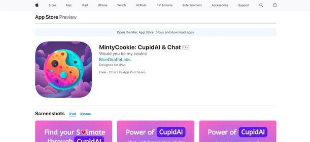 Mintycookie CupidAI Chat.home