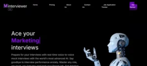 MockInterviewer AI homepage