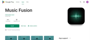 Music Fusion homepage
