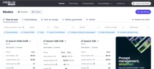 Nebius AI Studio homepage