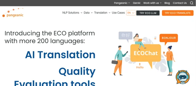 Pangeanic homepage