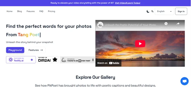 Pikpoet homepage