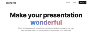 Pitch Pilot homepage