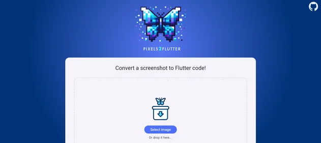 Pixel 2 Flutter homepage