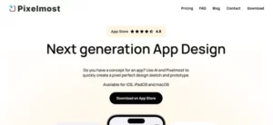 Pixel Most AI homepage