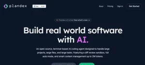 Plandex AI homepage
