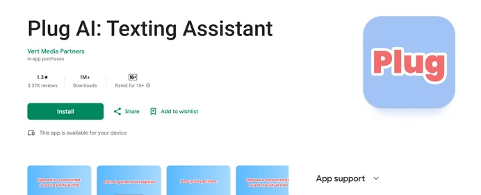 Plug AI homepage