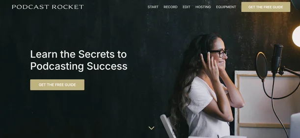 Podcast Rocket homepage