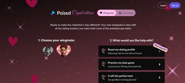 Poised Cupid Edition hoepage