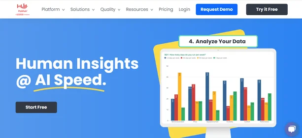 Pollfish homepage