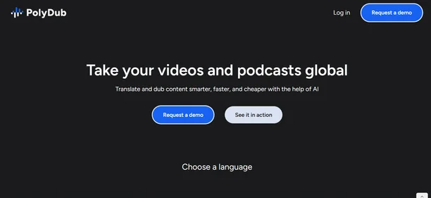 PolyDub homepage