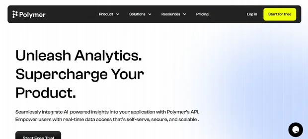 Polymer Search homepage