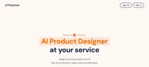 Polymet AI homepage