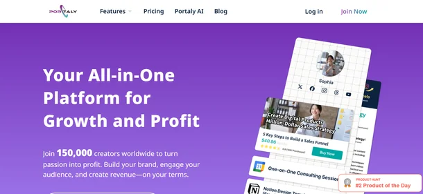 Portaly homepage
