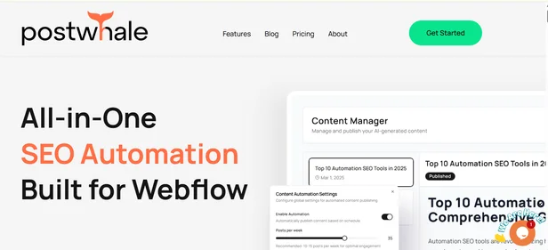 Postwhale homepage