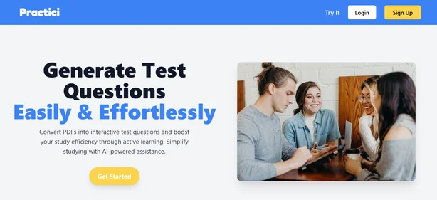 Practici homepage