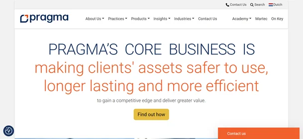 Pragma AI homepage