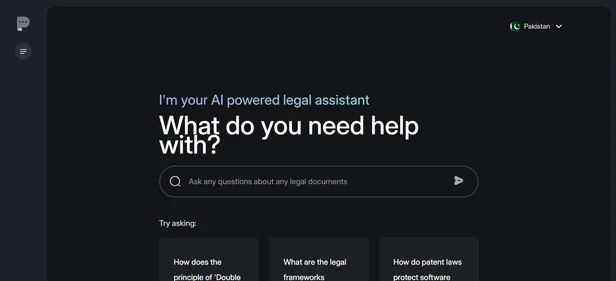Precedent AI homepage