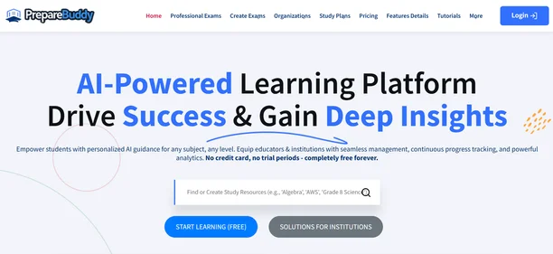 PrepareBuddy homepage