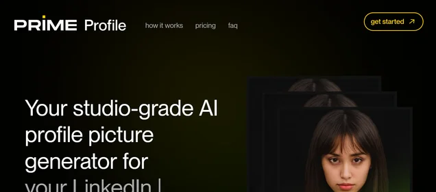 Prime Profile AI homepage