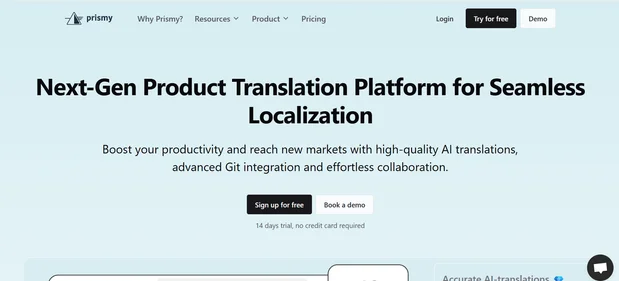 Prismy homepage