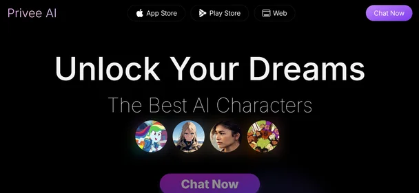 Privee AI homepage