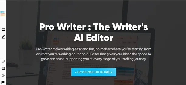 Pro Writer homepage