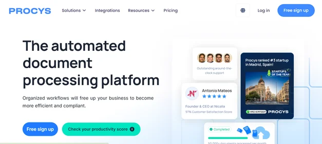 Procys homepage