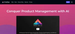 ProdOps AI homepage