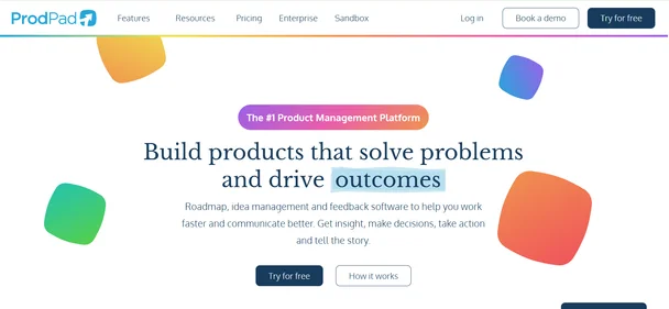 ProdPad homepage