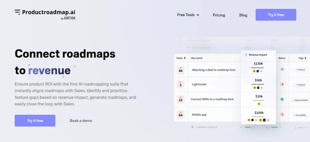 Productroadmap AI.home
