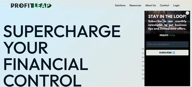 ProfitLeap homepage