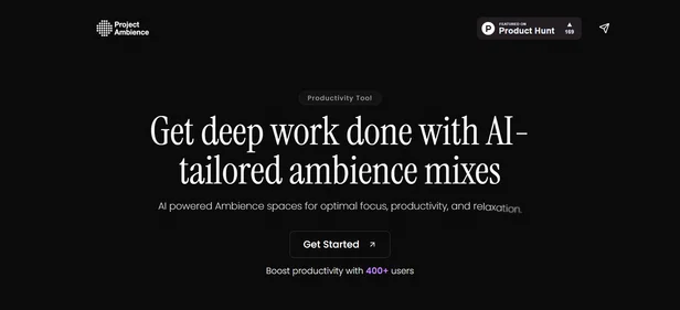 Project Ambience homepage