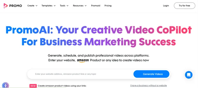 Promo Content Planner homepage
