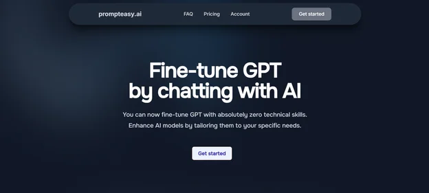 PromptEasy homepage