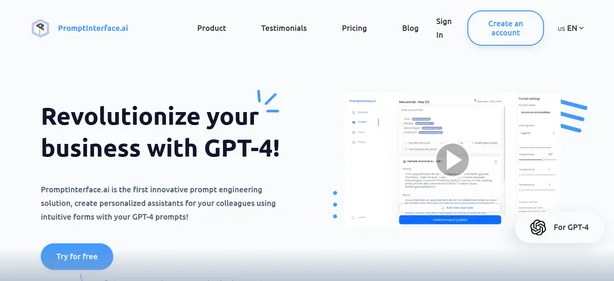 PromptInterface homepage