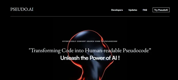 PseudoAI homepage