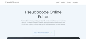 PseudoEditor homepage