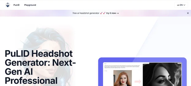 Pulid AI homepage