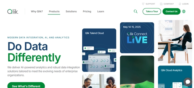 Qlik homepage