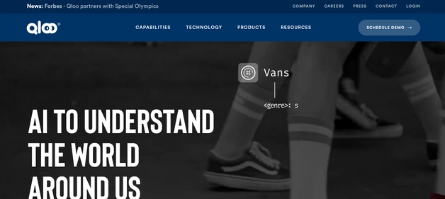 Qloo AI homepage
