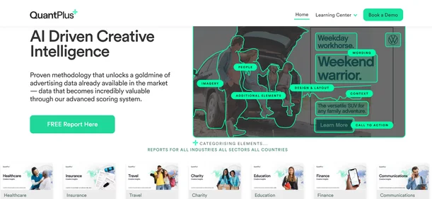QuantPlus homepage