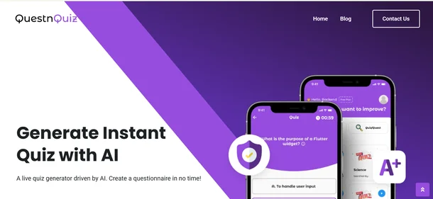 QuestnQuiz homepage