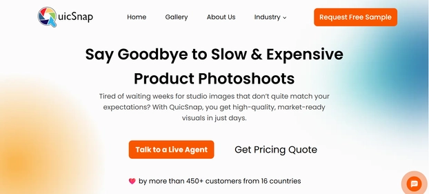 Quic Snap homepage
