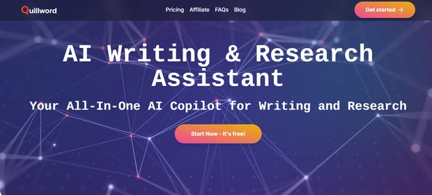 Quill Word homepage