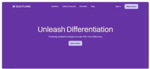 Quilt Labs AI homepage