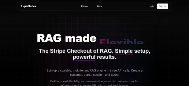 Raggy.dev homepage